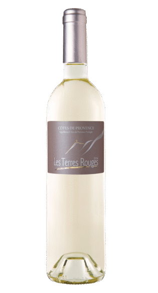 Bouteille de vin blanc Les Terres Rouges – AOP Côtes de Provence