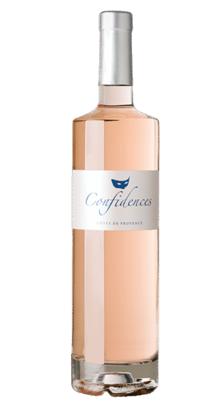Bouteille de vin rosé Confidences 2024 AOP Côtes de Provence